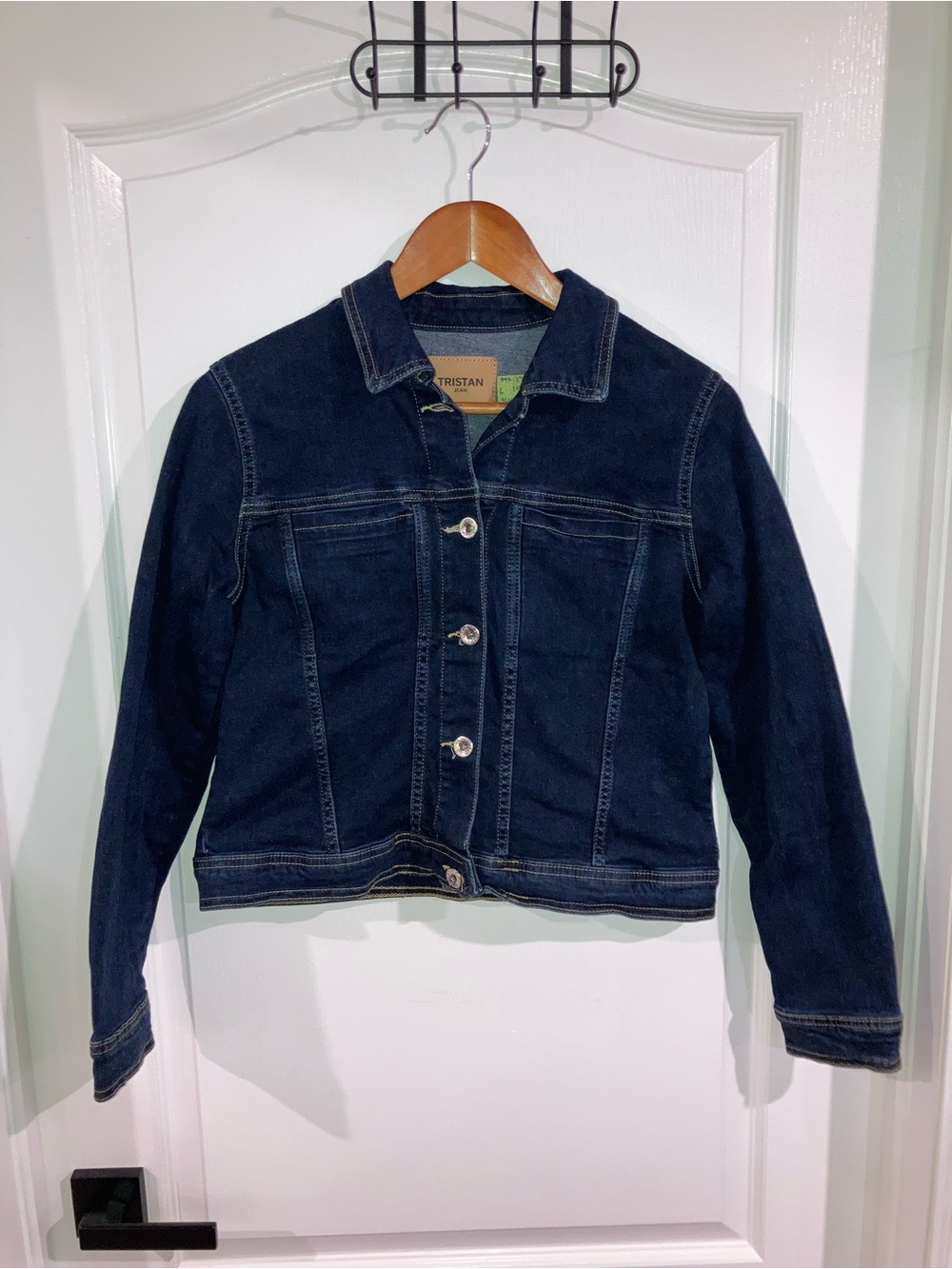 Tristan Dark Blue Jean Jacket - size M